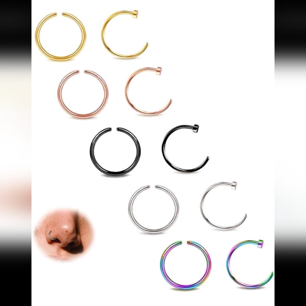10 Nose Rings